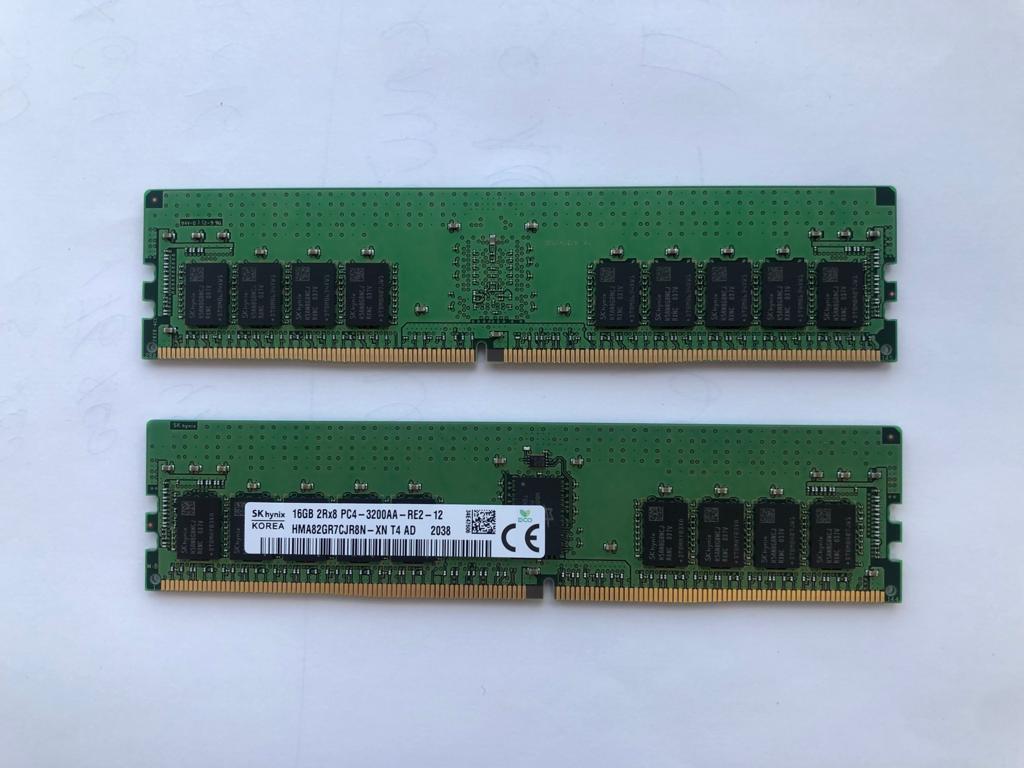 Оперативная память 16 Gb REG (SK Hynix 16Gb 2Rx8 PC4-3200AA-RE2-12 HMA82GR7CJR8N-XN)