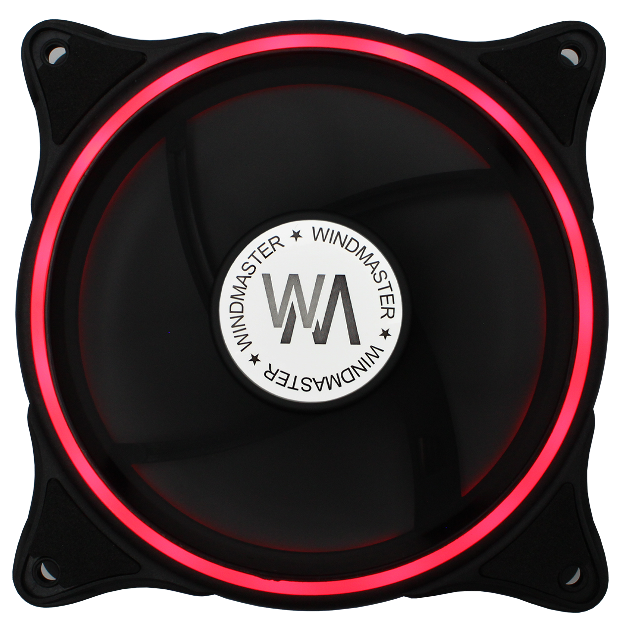 Вентилятор WINDMASTER (120х120, WINDMASTER, Ring Red)