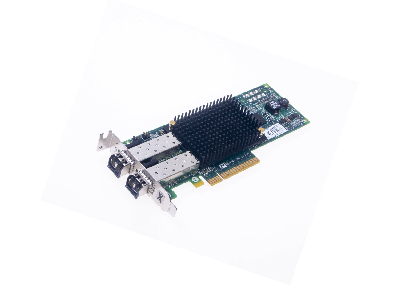 FC контроллер 8 Gb/s (Контроллер Full Profile Dell Emulex LPE12002 8GB 2Ports PCI-E FC HBA (0C856M))