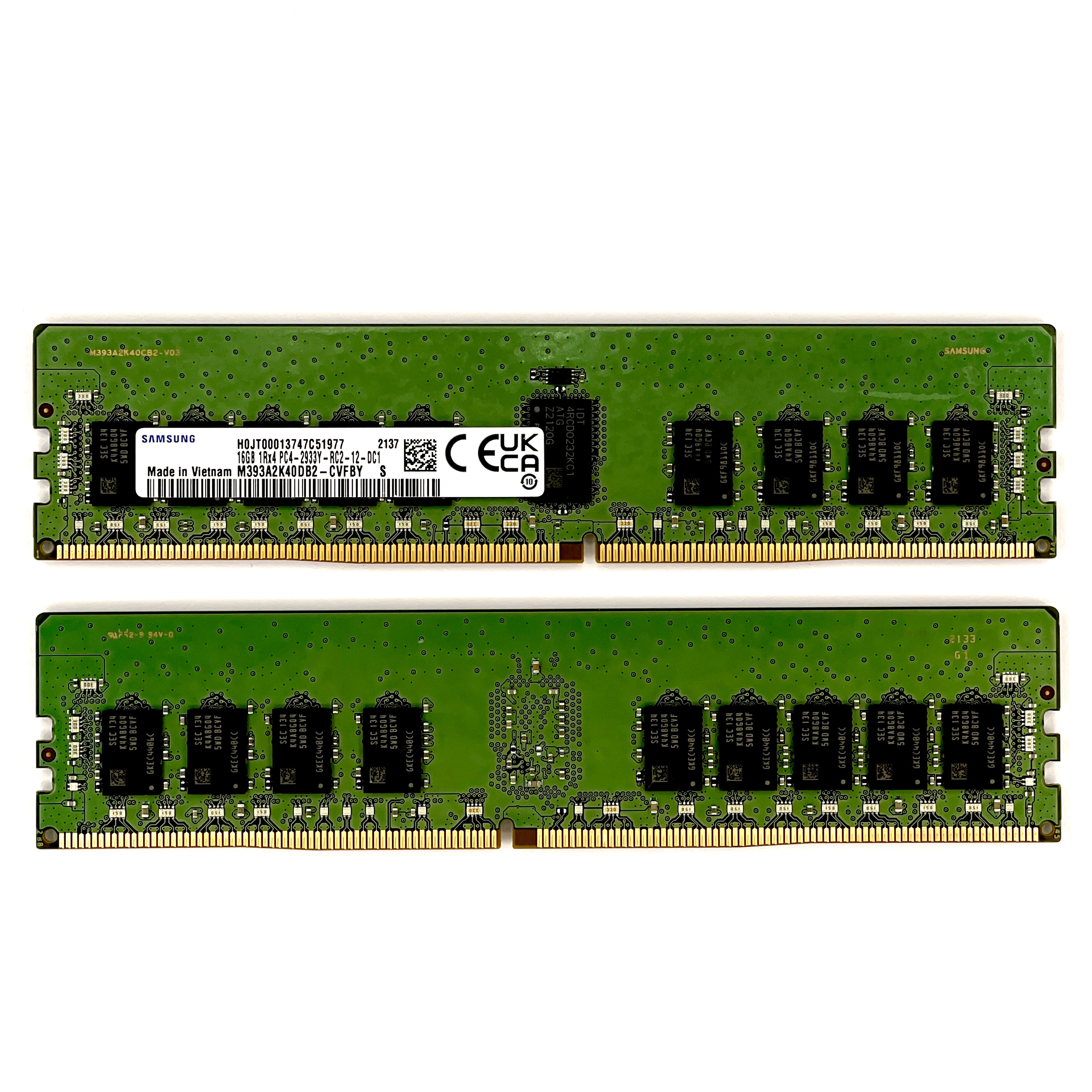 Оперативная память 16 Gb REG (SAMSUNG 16Gb 1Rx4 PC4-2933Y-RC2-12 M393A2K40DB2-CVFBY)