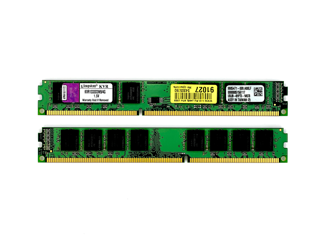 Оперативная память 4 GB REG (Kingston 4GB PC3-10600R KVR1333D3N9/4G )