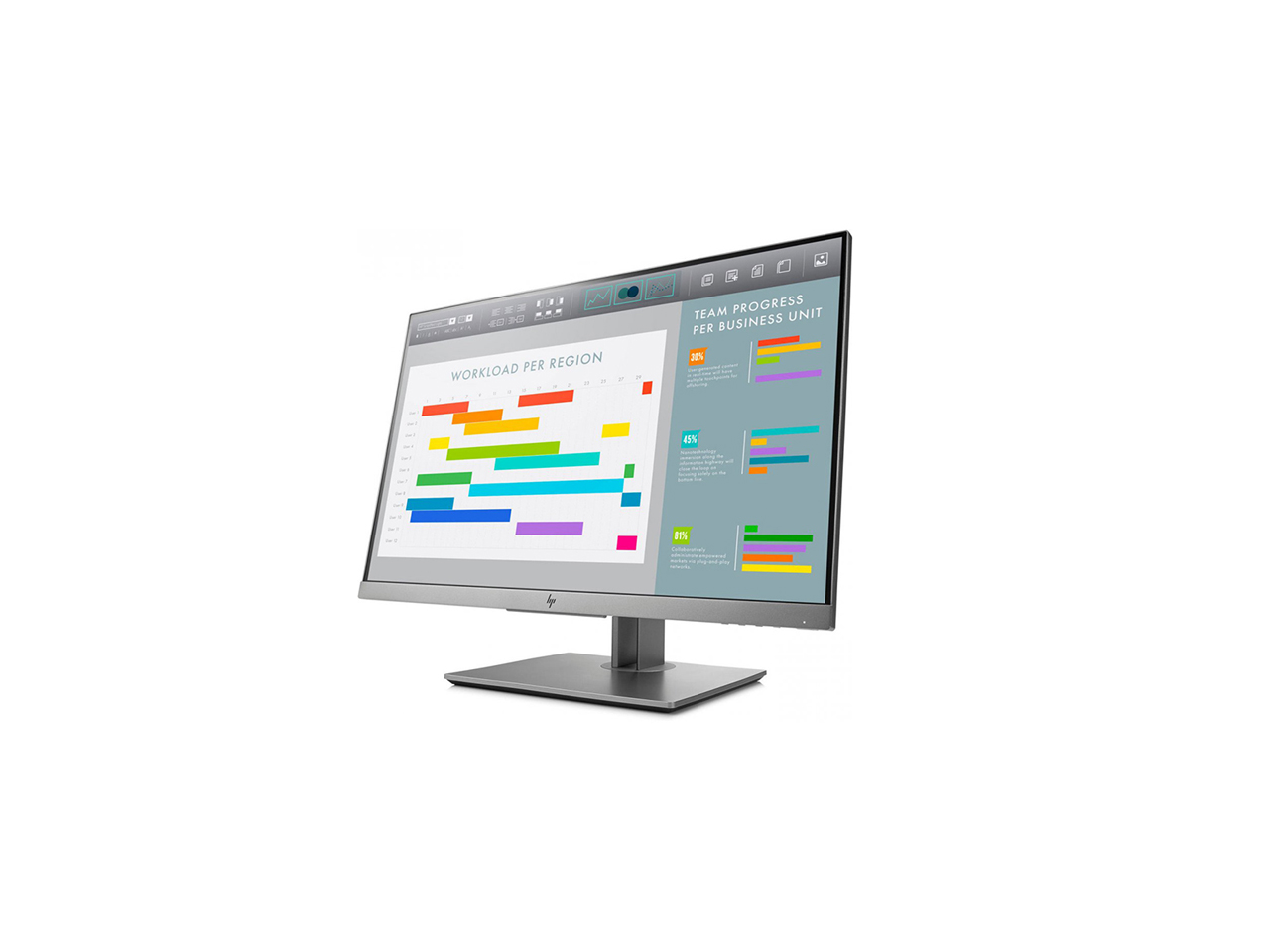 Мониторы (Монитор 24" HP EliteDisplay E243i, HSTND-9601-l 1920x1200, IPS DisplayPort, HDMI, VGA)
